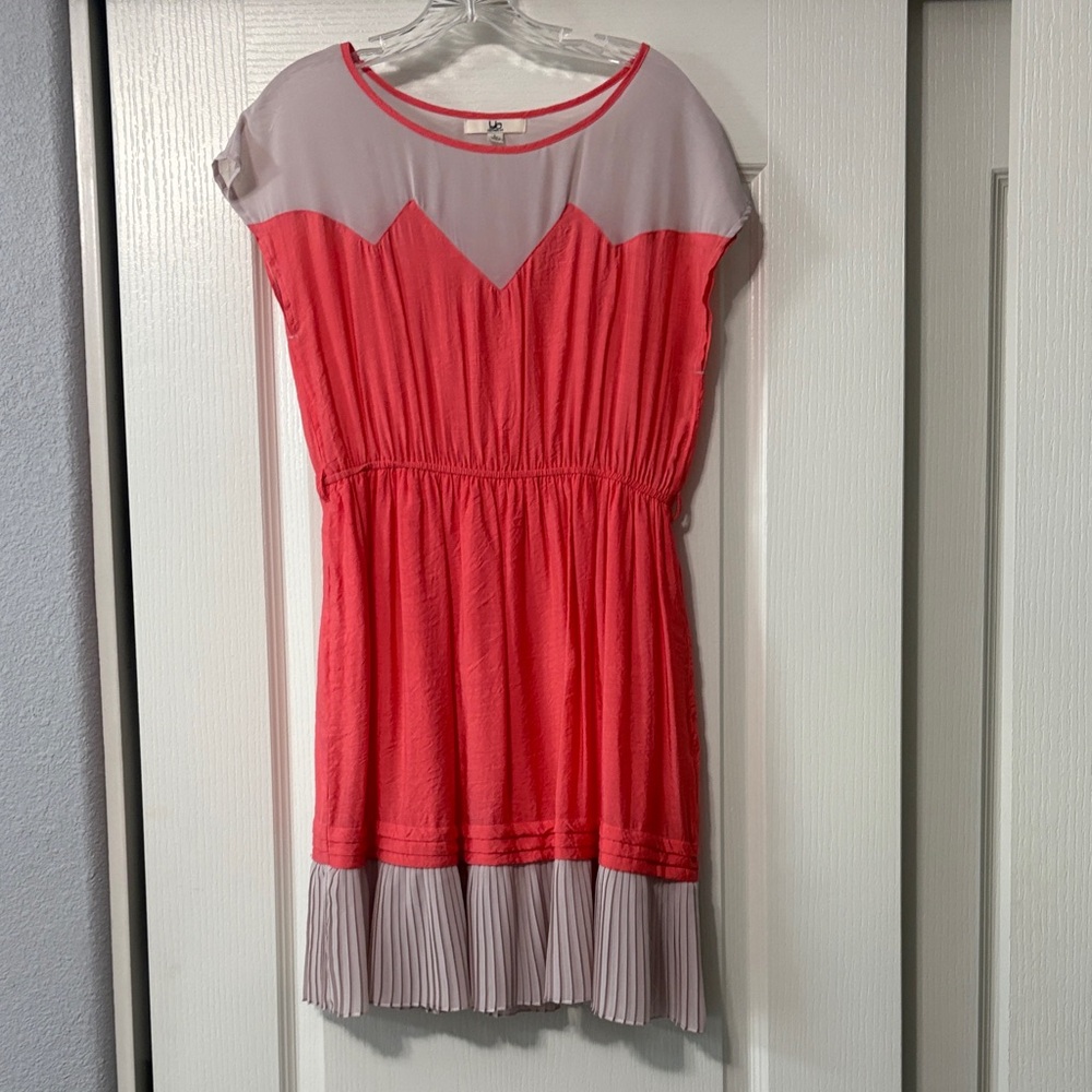 H&M Pink and Gray Casual Kids Dress